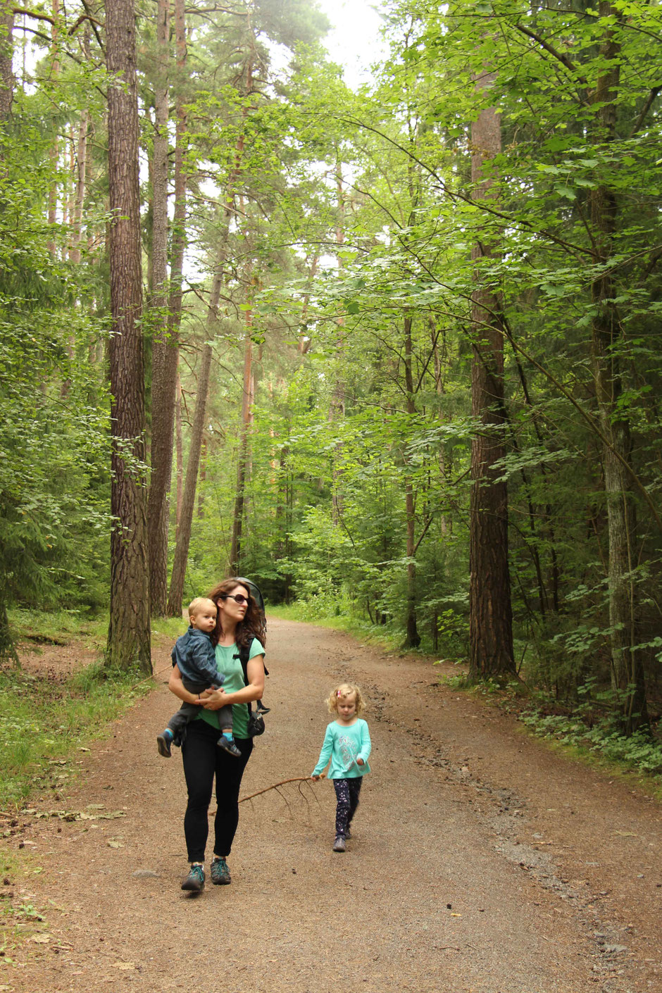 Hiking in Oslo Norway with children