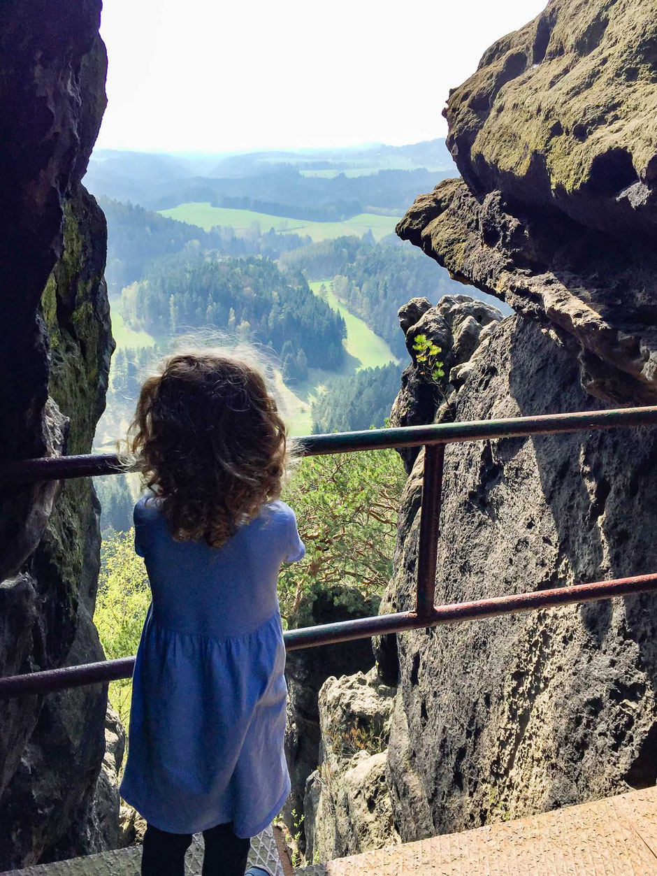View from Mary Prospect in Bohemian Switzerland