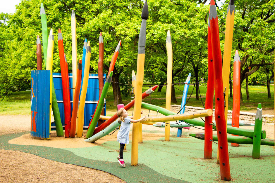 Playground in Budapest, Hungary