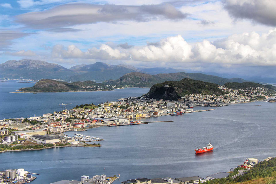 View of Alesund Norway