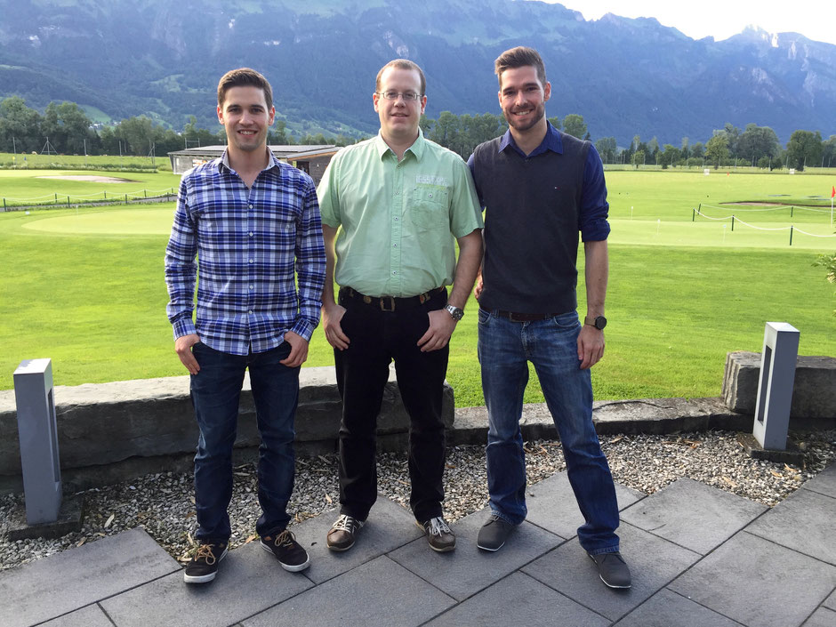Kantonsräte Sascha Schmid Mirco Rossi Dominic Büchler