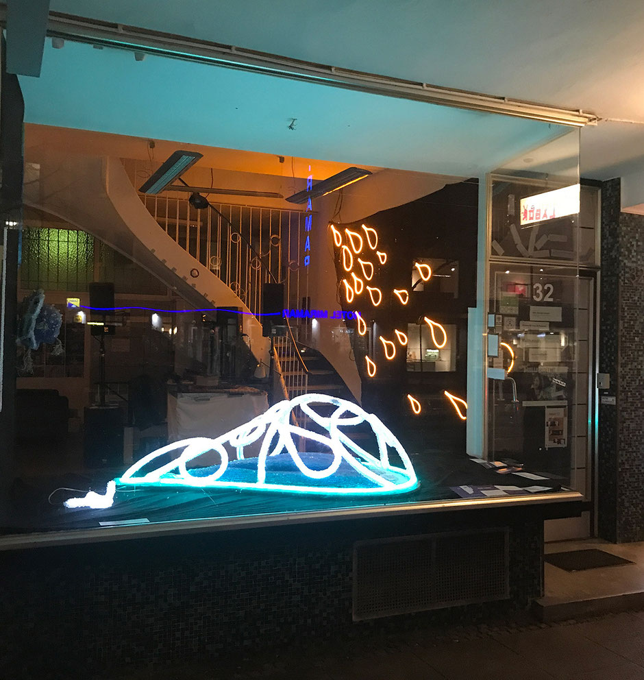 Kulturzeitler, eine Pop Up Galerie während der Corona-Zeit,  Frankfurt, 2021