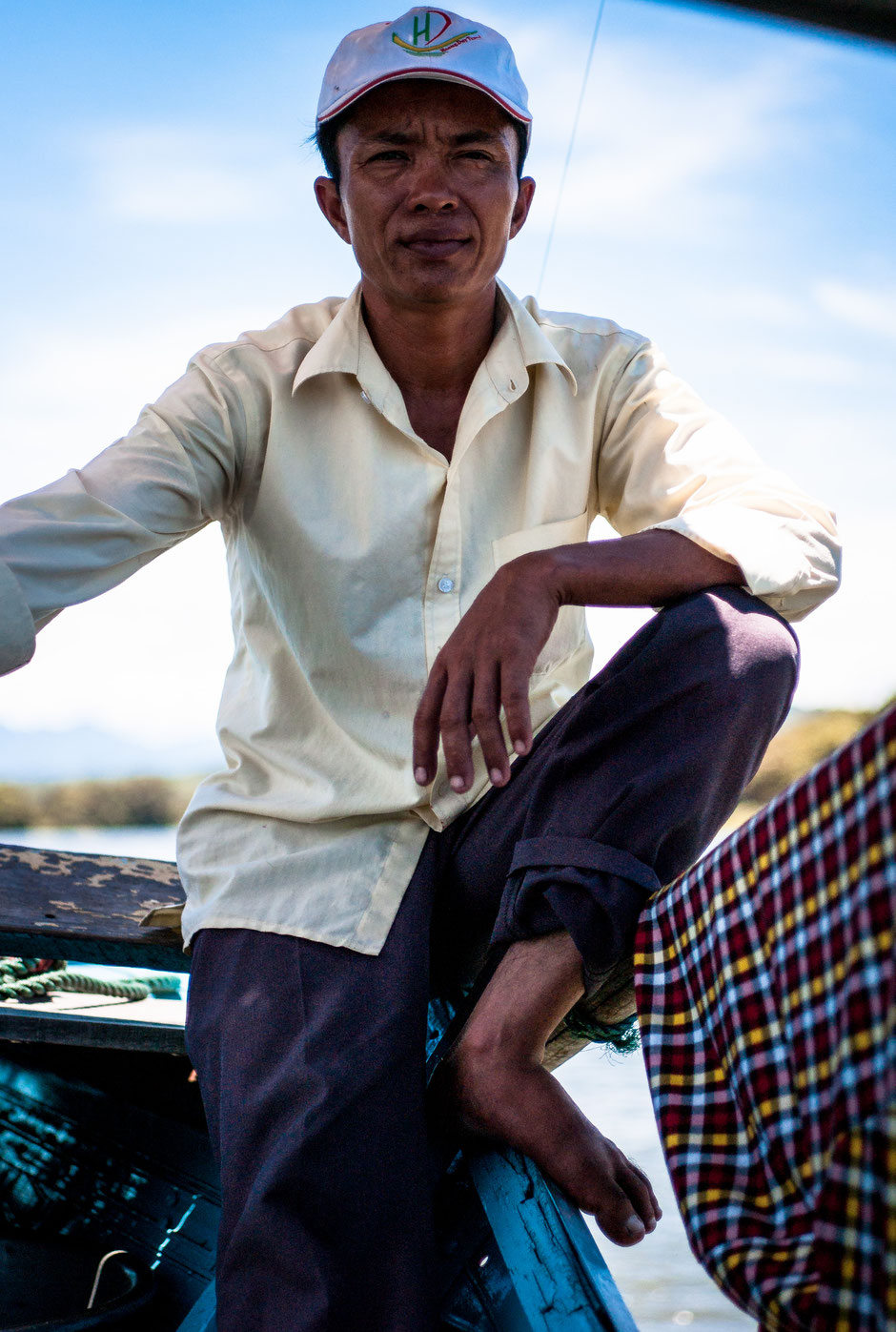 Portrait of the skipper, Mekong River, Vietnam, 2016, 2/2