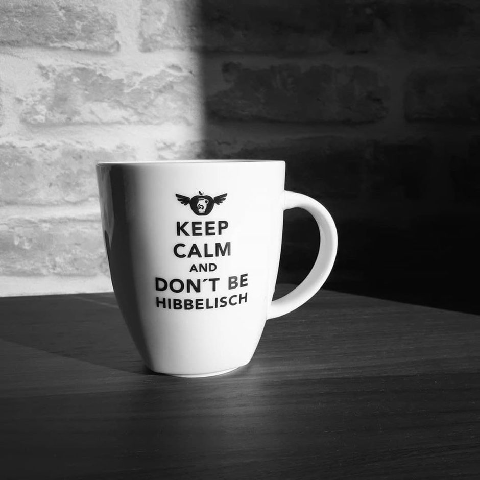 Bembel Rocker Tasse - Keep calm and don't be Hibbelisch