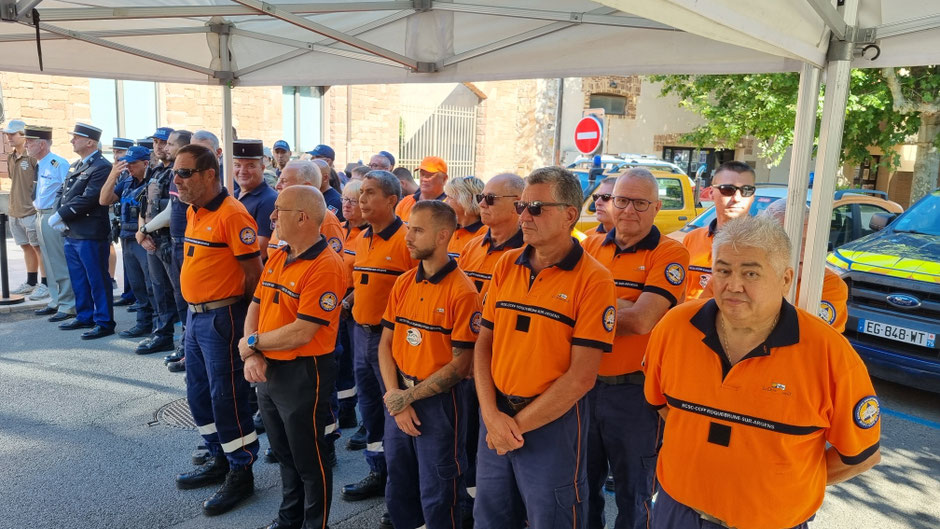 FETE NATIONALE ; 14 JUILLET ; CCFF RCSC ; ROQUEBRUNE-SUR-ARGENS ; CEREMONIE ; 2025 