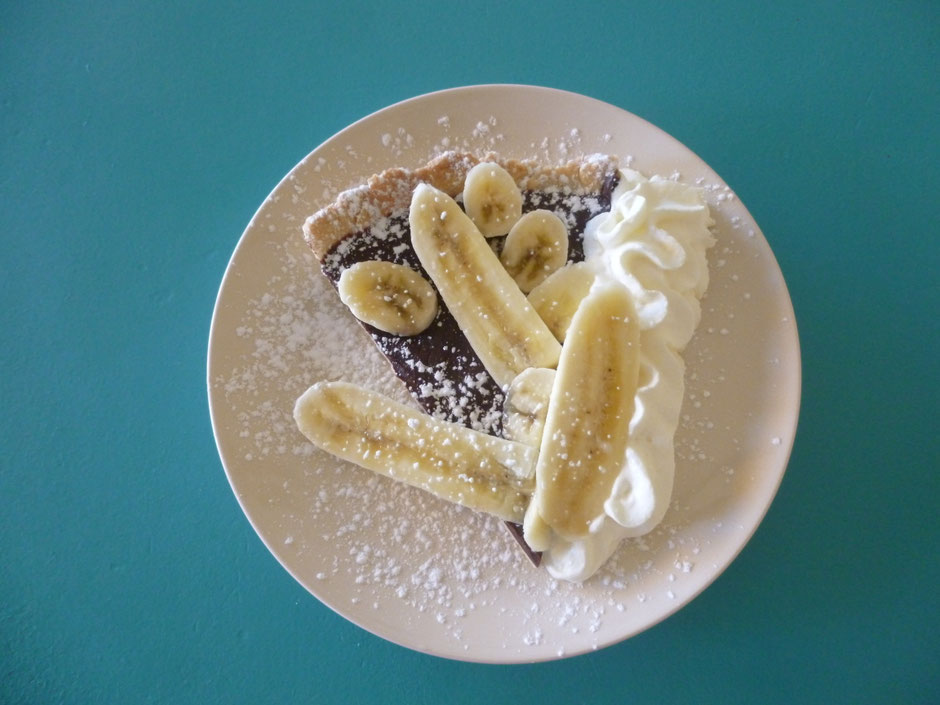 tarte banane chocolat