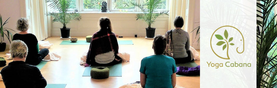 waterval op Bali met Yoga Cabana logo
