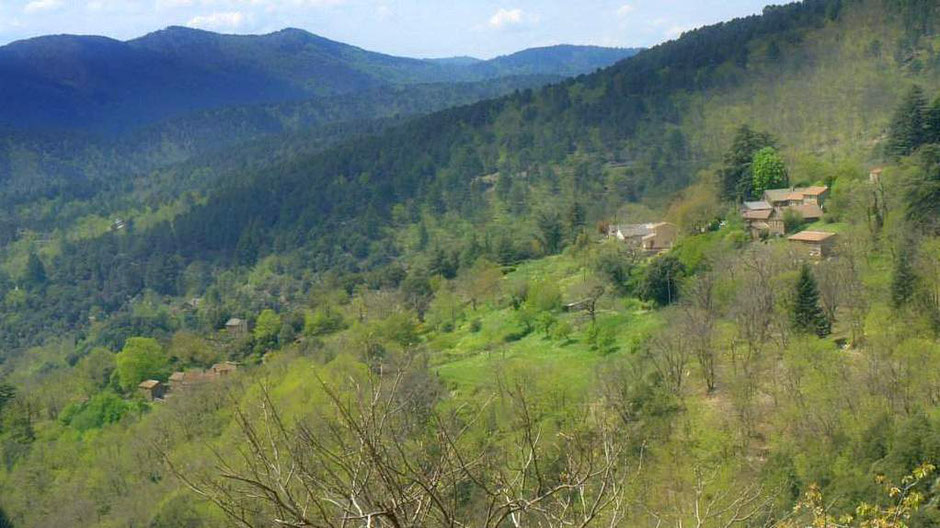 hameau de Conches à Saint Frézal de Ventalon, en Cévennes