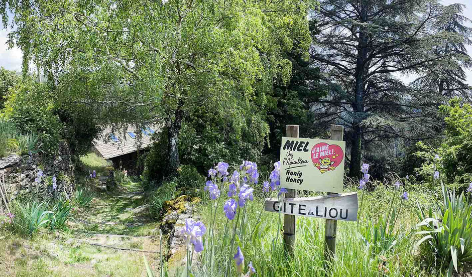 Arrivée au gite de liou