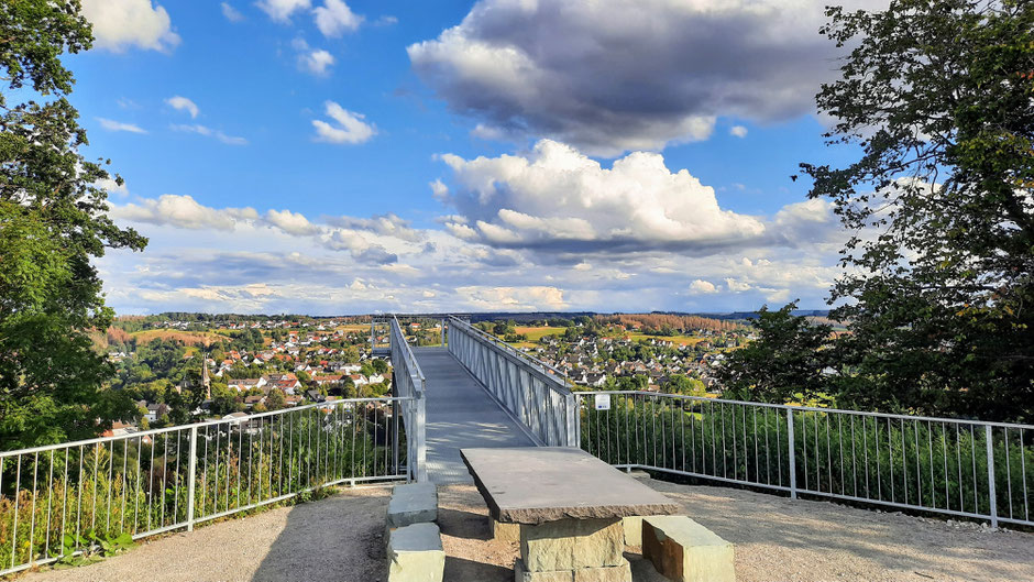 Eines der imposantesten touristischen Projekte im 5verBund ist der Skywalk Möhnetal – gefördert über LEADER-Mittel (Foto: Siegfried Kutscher)