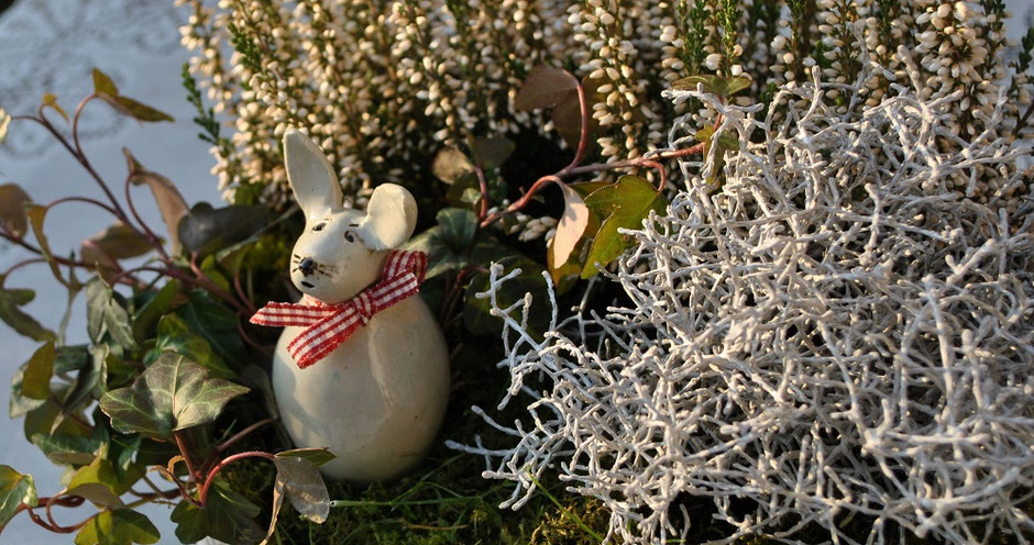 Keramik Gartendeko für Ostern - Töpfern oder kaufen