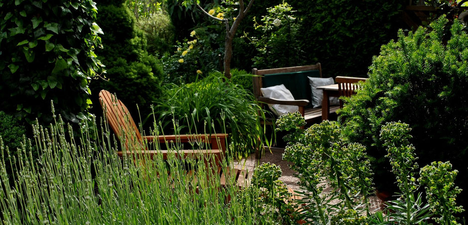 Sitzplatz im Garten