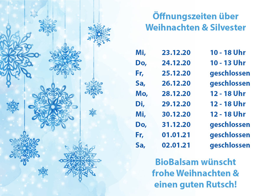 Wir als Naturdrogerie haben weiterhin für Sie geöffnet.