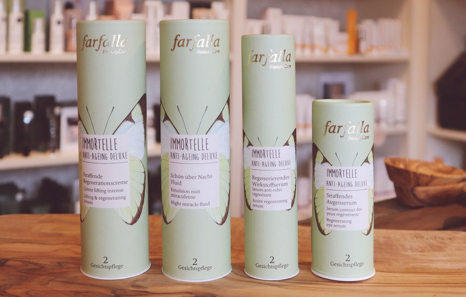Farfalla Immortelle Anti-Aging Deluxe neu bei BioBalsam Naturkosmetik