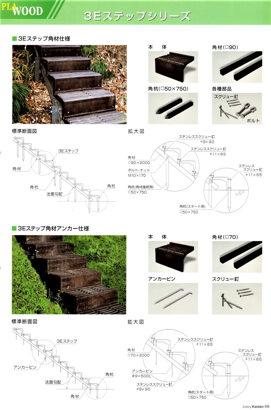 格安で、お手軽に設置できるプラスチック製階段のご紹介するページです。写真付きで、詳しい解説をしています。