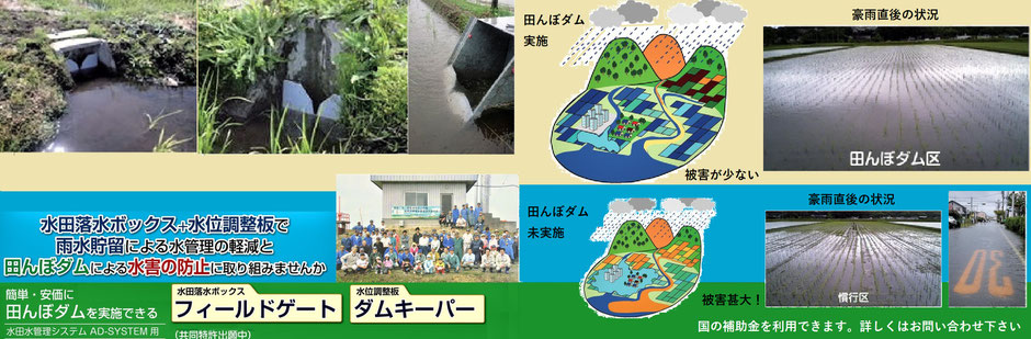 田んぼダムの全体概要