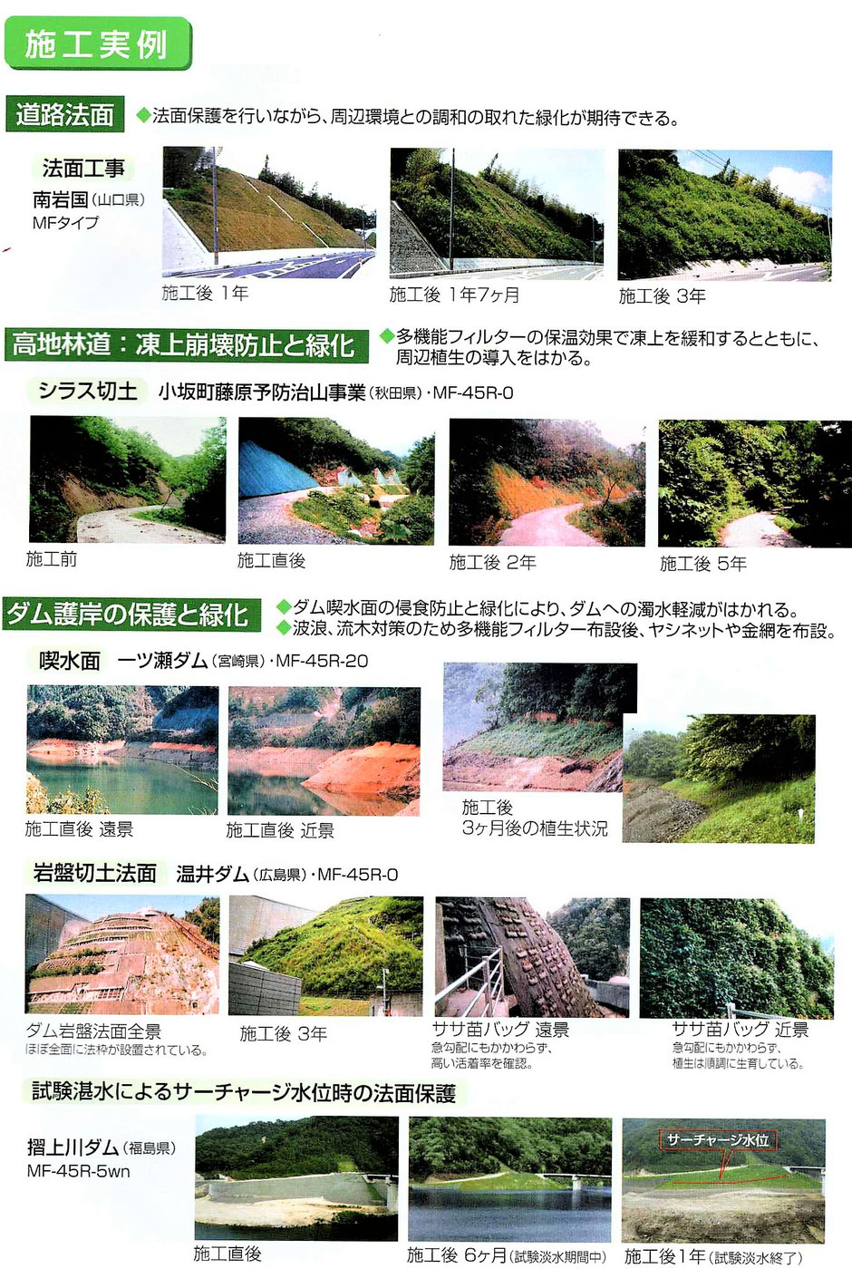 表土がむき出しの土壌を保護して、表面を簡単に緑化する種入透水シートのご紹介。