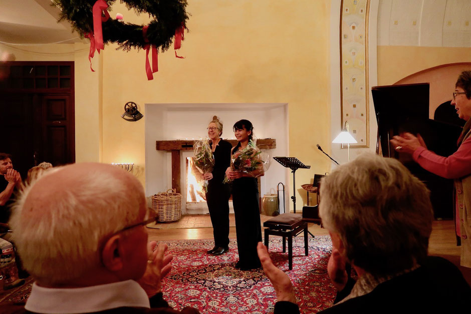 with Angelika Dimmling at the Schloss Lelkendorf