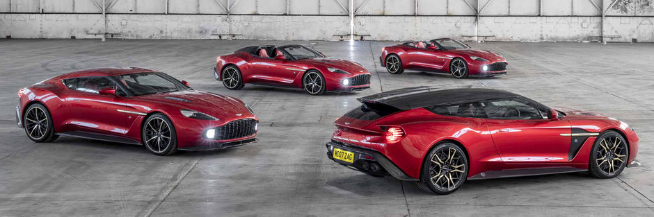 Aston Martin Vanquish Zagato Collection Coupe Volante Speedster Shooting Brake