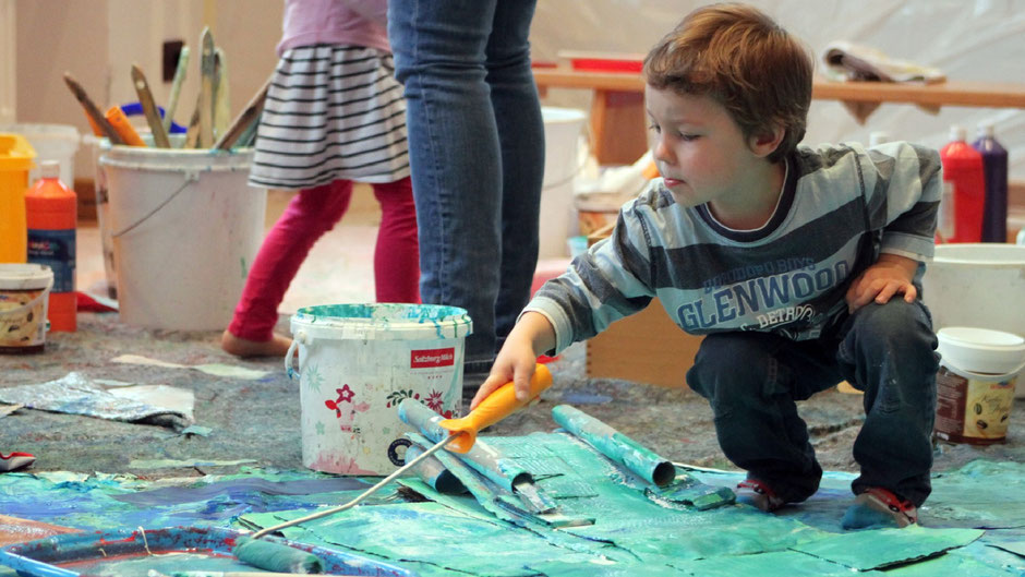 Mit dem Pilotprojekt "Ich kann Kunst ..." im Landeskindergarten Schanzlgasse