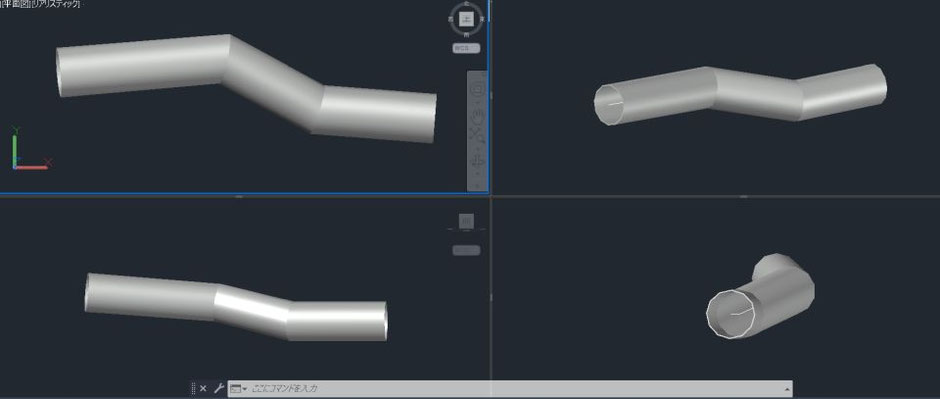 Autodesk AutoCAD 3D サーフェス ソリッド スイープ 認定トレーニング