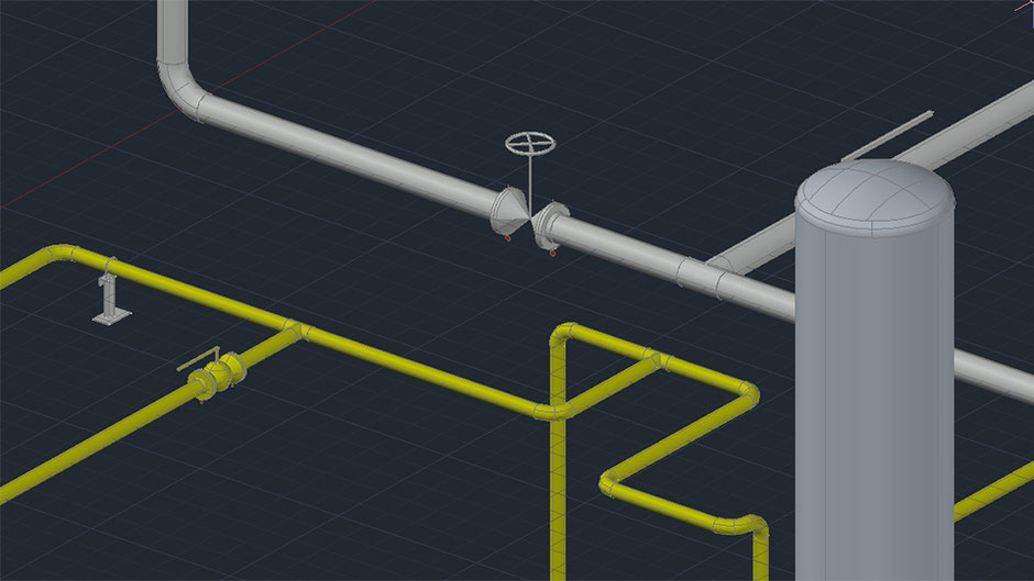 東京都 中央区 エンジニアリング企業 Autodesk AutoCAD Plant 3D 配管