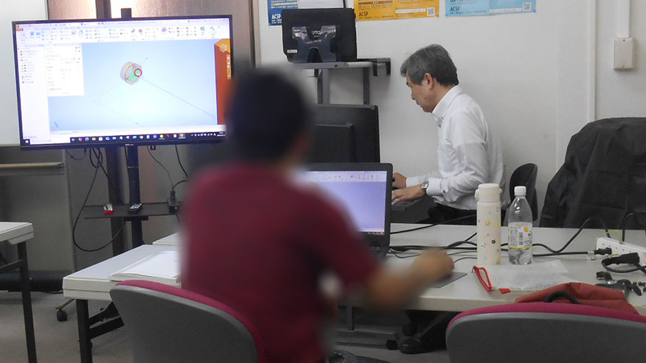 大阪府 化学メーカー様 個別講座 Inventor 基礎 オートデスク認定トレーニングセンター 新大阪 マンツーマン