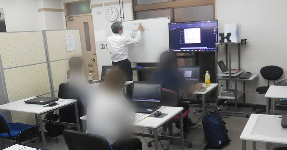 【AutoLISP 基礎】山口県 製造メーカー様【グループ講座】講習実施事例 新大阪 CADスクール