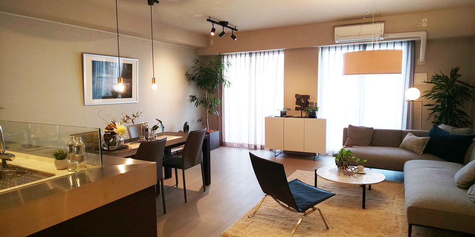 マンションホームステージング（レンタル家具）