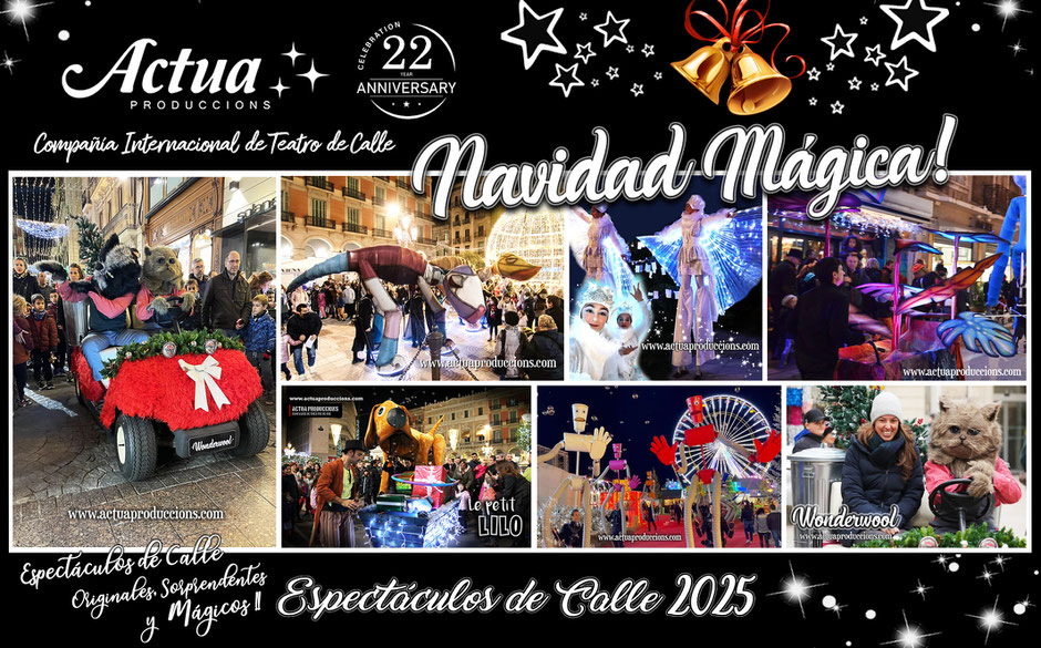 Espectáculos navideños de calle