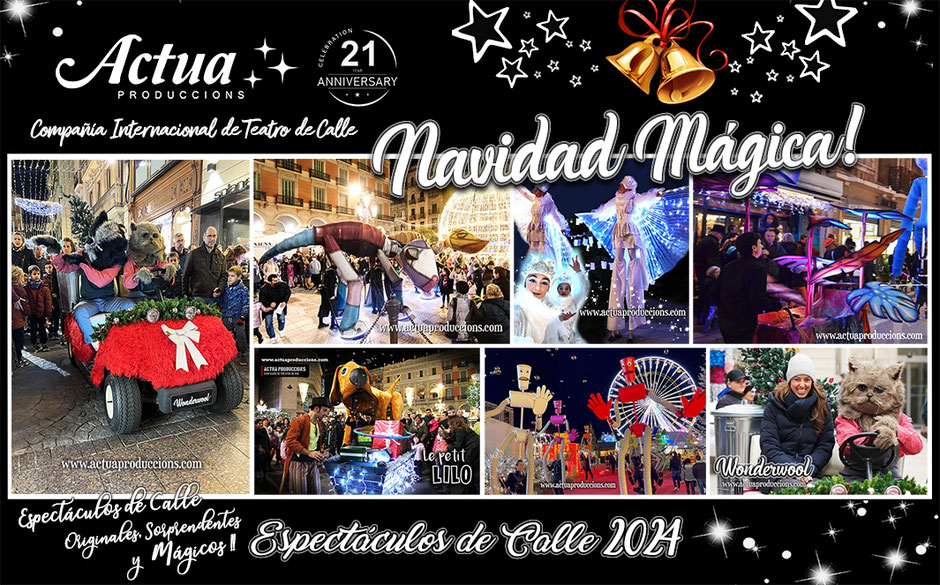 Espectáculos de calle navideños