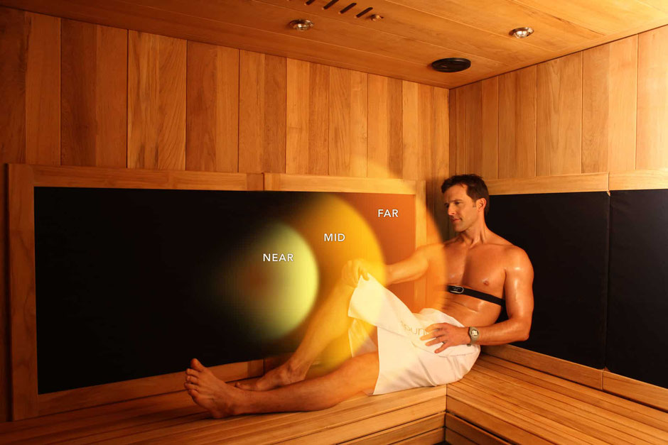 Full Spectrum Infrared Saunas relieve stress and make you happier. They may not, however, make you handsome and give you a 6 pack!