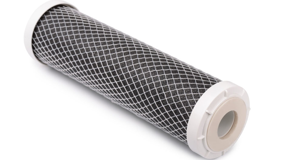 A carbon filter. The bare minimum for any kind of water filtration device to remove chlorine, fluoride, heavy metals and other peoples medical drugs from your tap water.