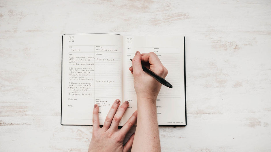 A food log is a very common tool used in Holistic Lifestyle Coaching
