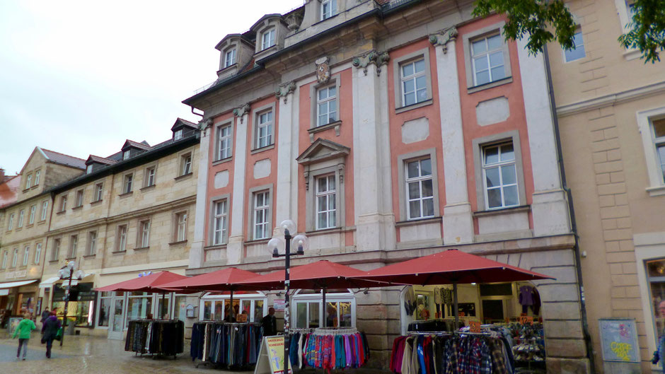 Bayreuth, Maxstraße 9 – Jean Pauls 1. Wohnung in Bayreuth, von 1804 bis 1805