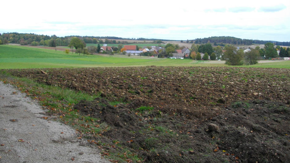 Ziel des Jean-Paul-Weges: das Dorf Kleinhül