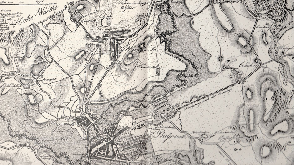 Bayreuth nach dem Plan von J.C.L. von Reiche 1795