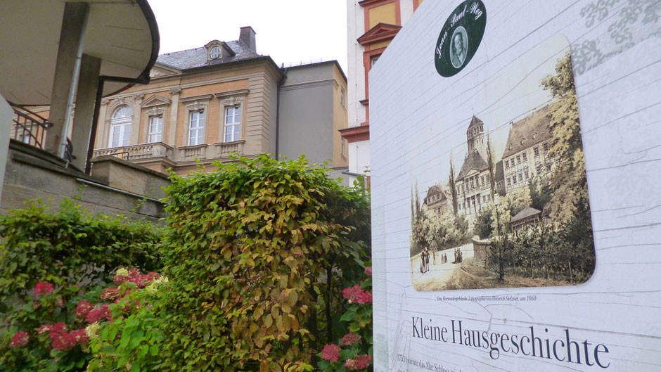 Am Schlossberglein/La-Spezia-Platz in Bayreuth Groß- und Sonderstation »Jean Paul und die Harmonie« 