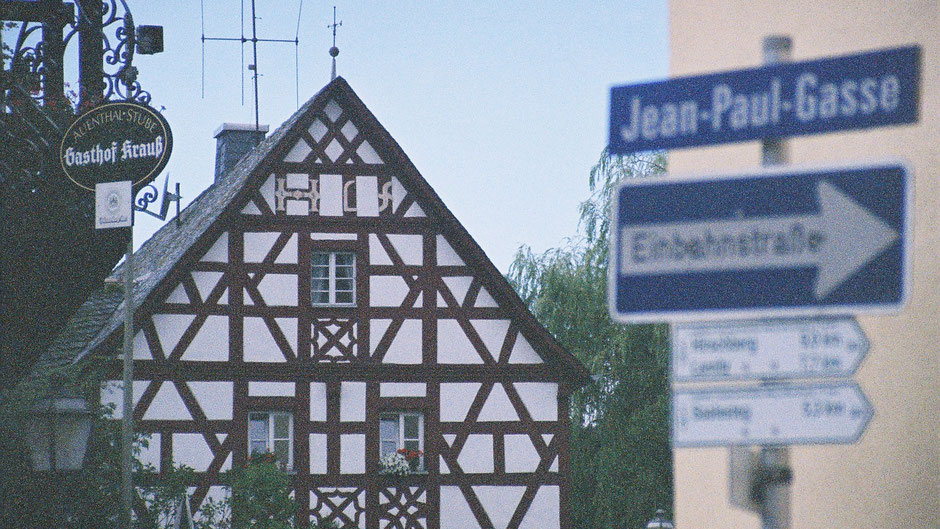 Gasthof Krauß gegenüber dem Jean-Paul-Museum in Joditz