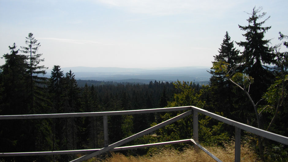 Aussichtsplattform auf dem Weißmainfelsen