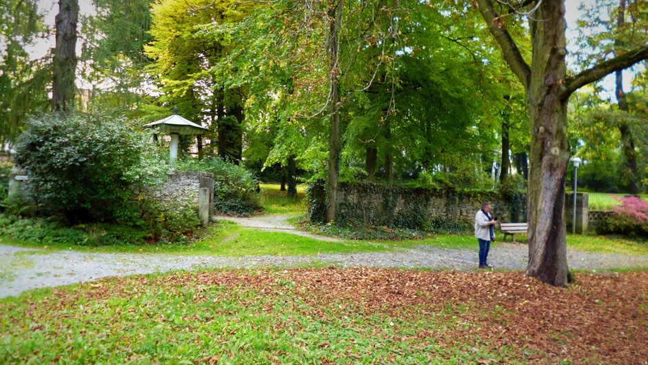 Im kleinen Miedelpark in Bayreuth