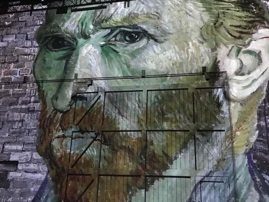 Portrait Van Gogh Atelier des Lumières Paris