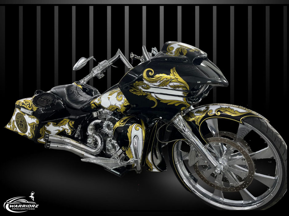 カスタムペイントハーレー,ハーレーバガーカスタム