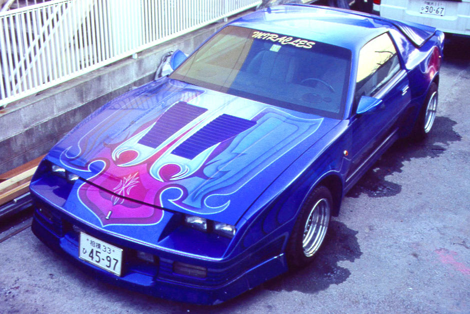 カスタムペイント 車、ローライダーカスタムペイント、1989年式カマロＩＲＯＣ