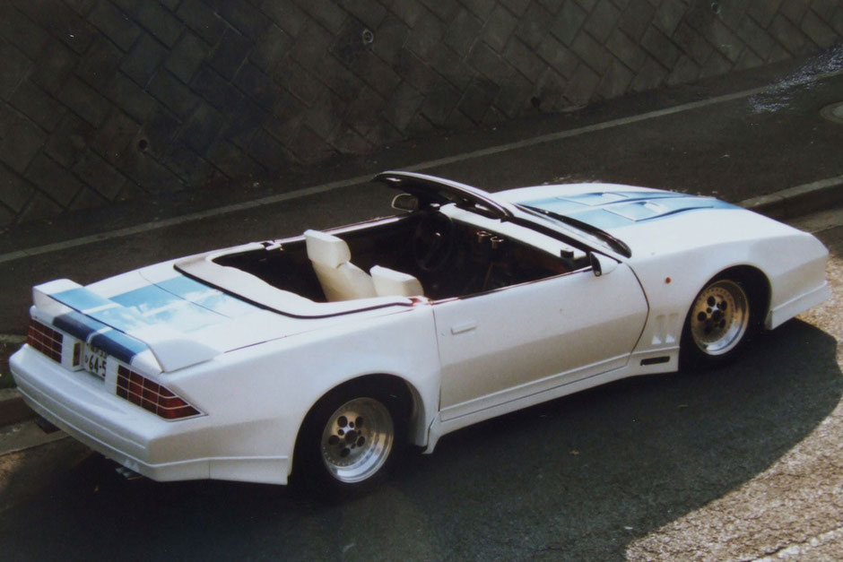 カスタムペイント 車、ブリスターフェンダーキットパール塗装したカマロZ28