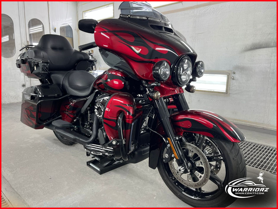 カスタムペイントハーレー,  ハーレーダビッドソン塗装料金,限定カラー,キャンディー塗装