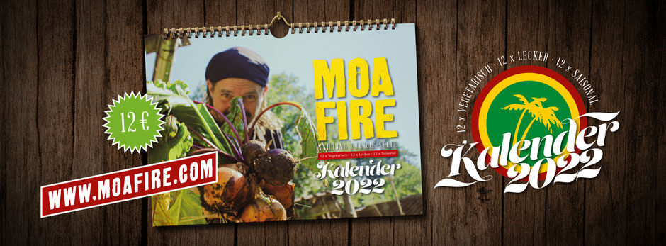 Es gibt in wieder :) MOA FIRE Wandkalender 2022 - jetzt im Shop!