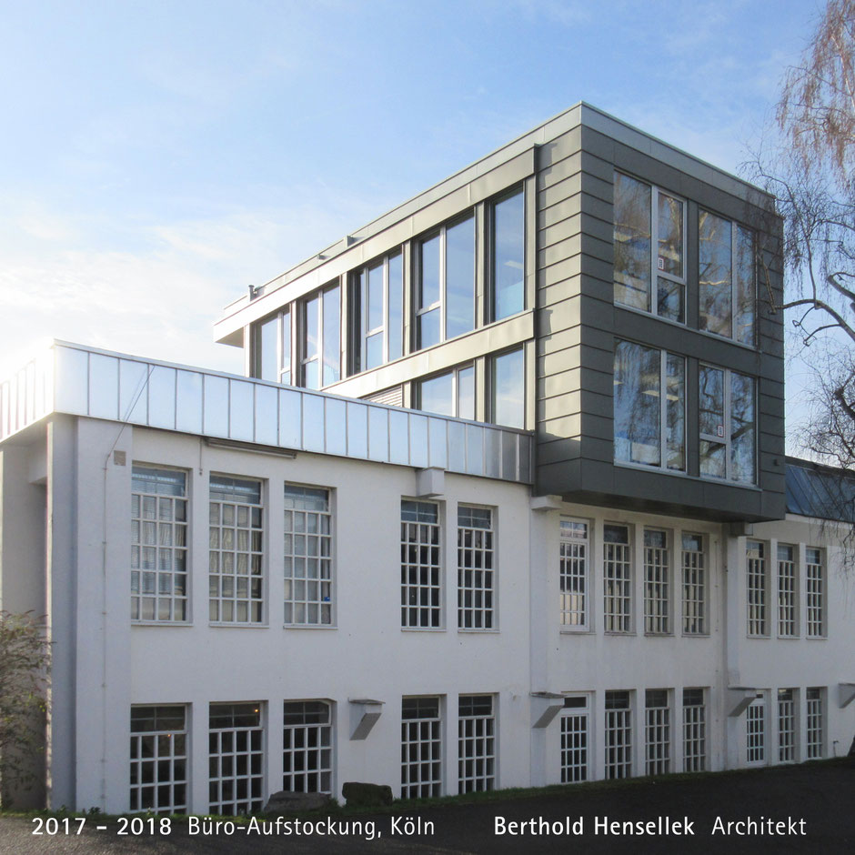 Aufstockung "Alte Schirmfabrik" Köln  Bauherr: Zimmermann Immobilien