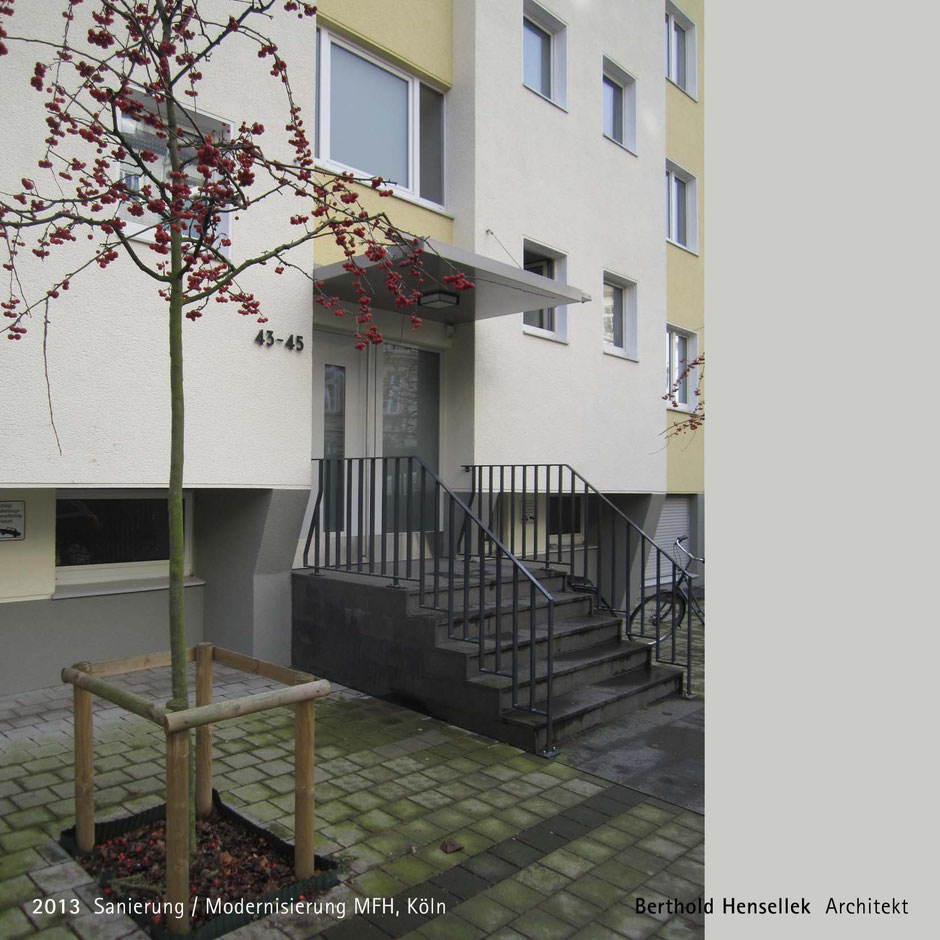 Teilsanierung und Wohnungsmodernisierungen Lütticher Str. Köln,  2013 - 2025