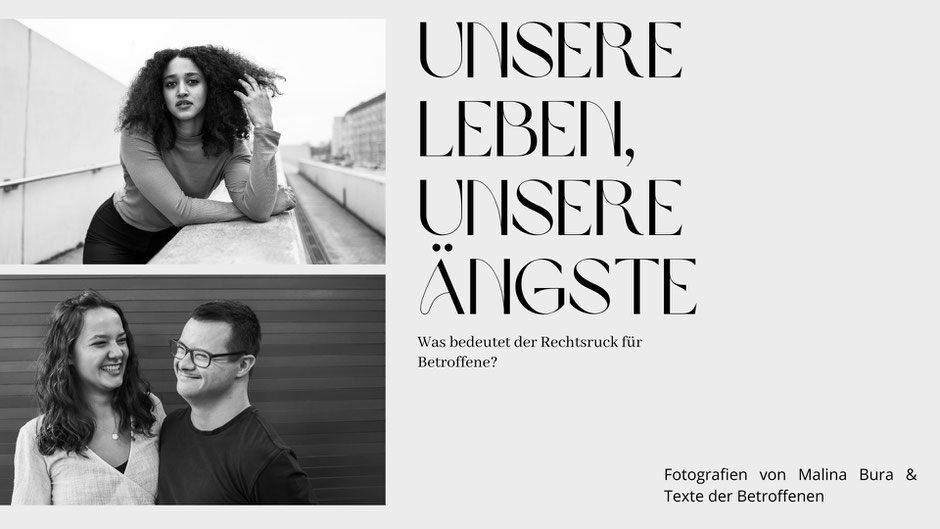 "Unsere Leben - unsere Ängste" - Fotoausstellung von Fotografin Malina Bura zum Thema Rechtsruck und Diskriminierung